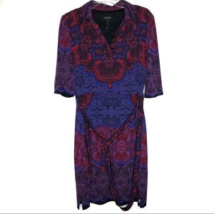 Laundry by Shelli Segal Multicolored Print Dress